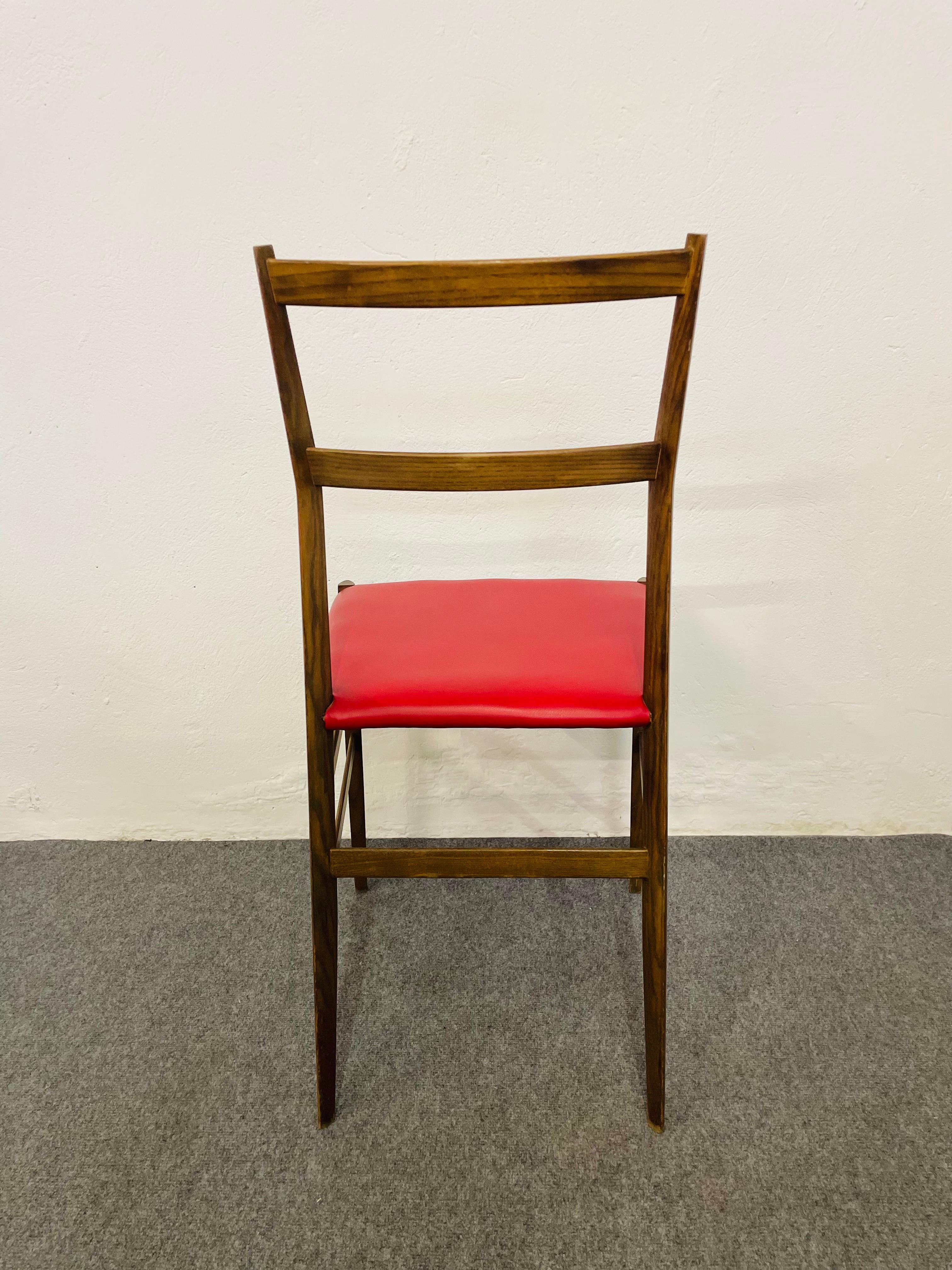 Superleggere-Stühle, von Gio Ponti für Cassina, 4 Exemplare im Angebot 7