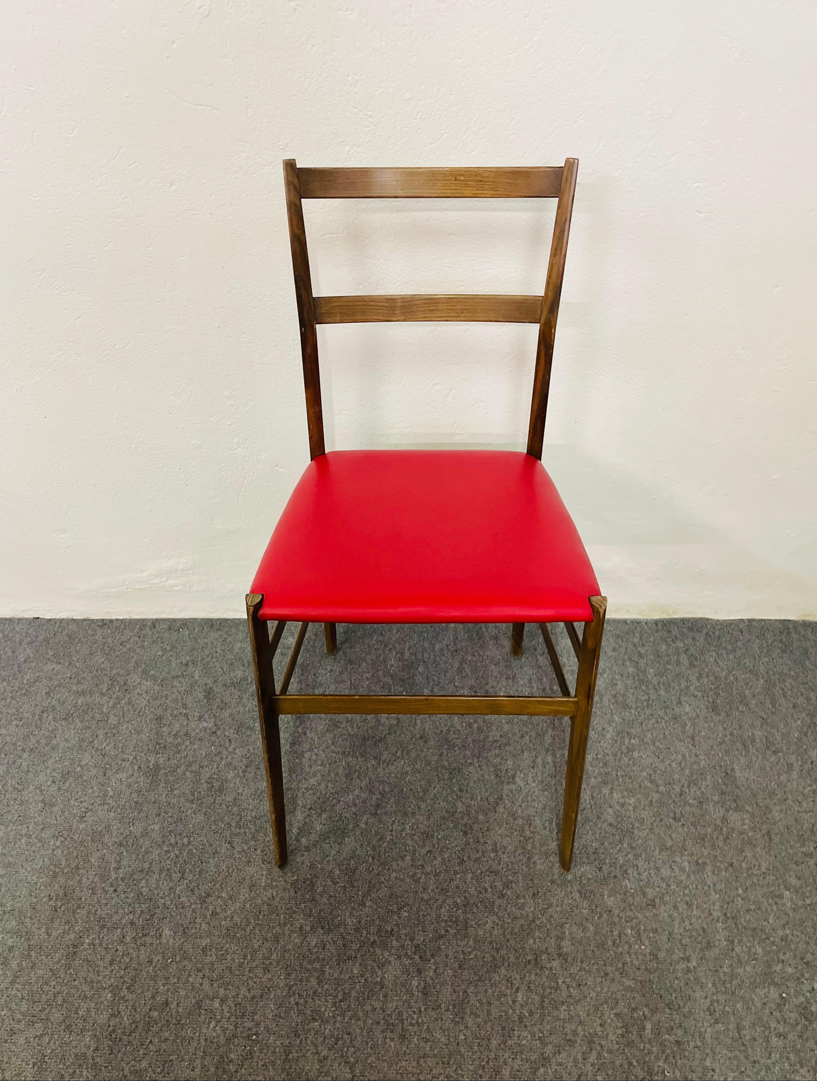 Superleggere-Stühle, von Gio Ponti für Cassina, 4 Exemplare im Angebot 8