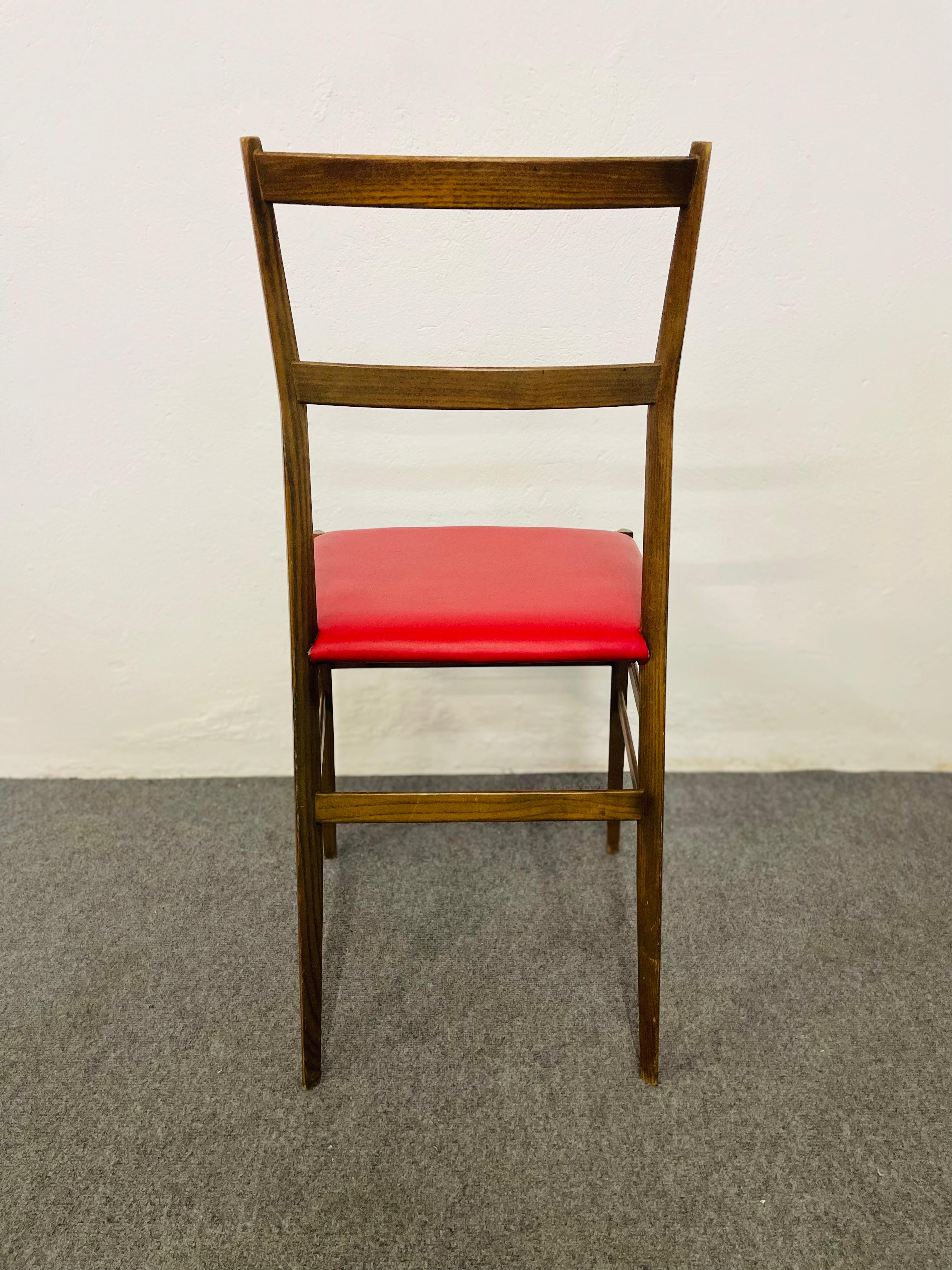 Superleggere-Stühle, von Gio Ponti für Cassina, 4 Exemplare im Angebot 10