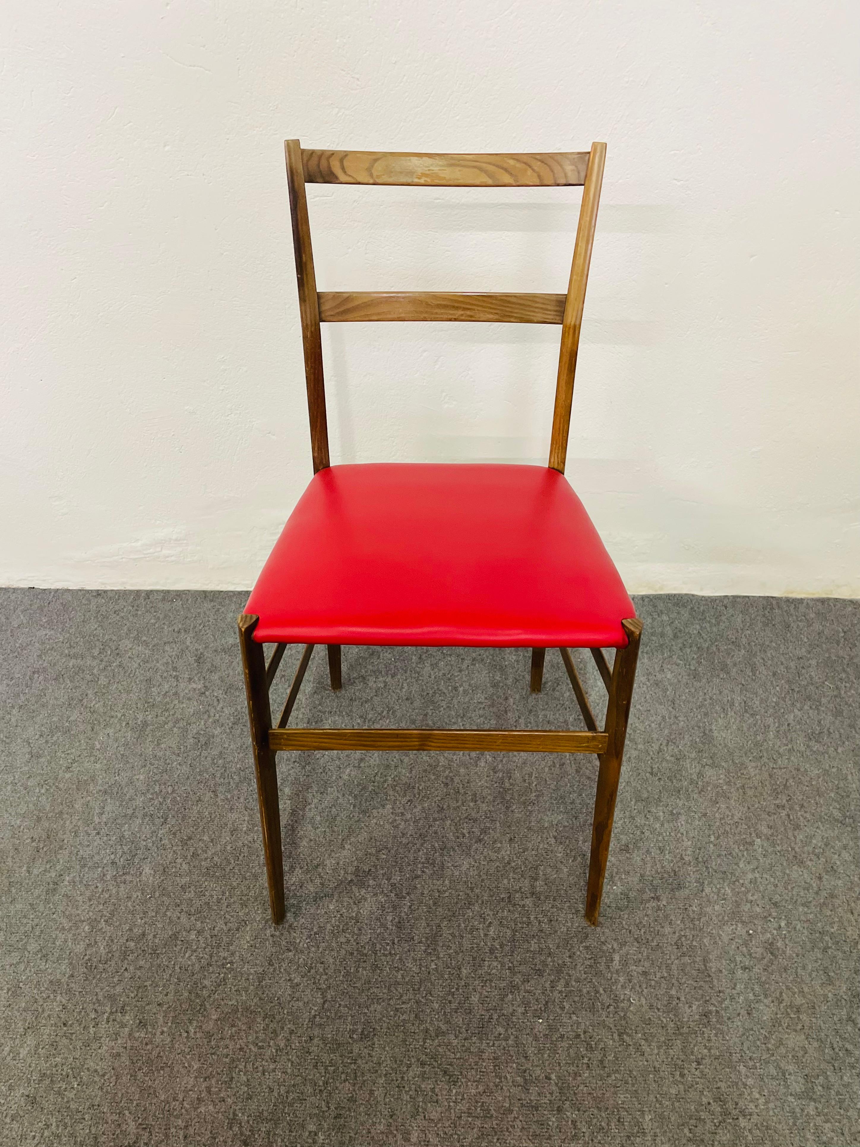 Superleggere-Stühle, von Gio Ponti für Cassina, 4 Exemplare im Angebot 11