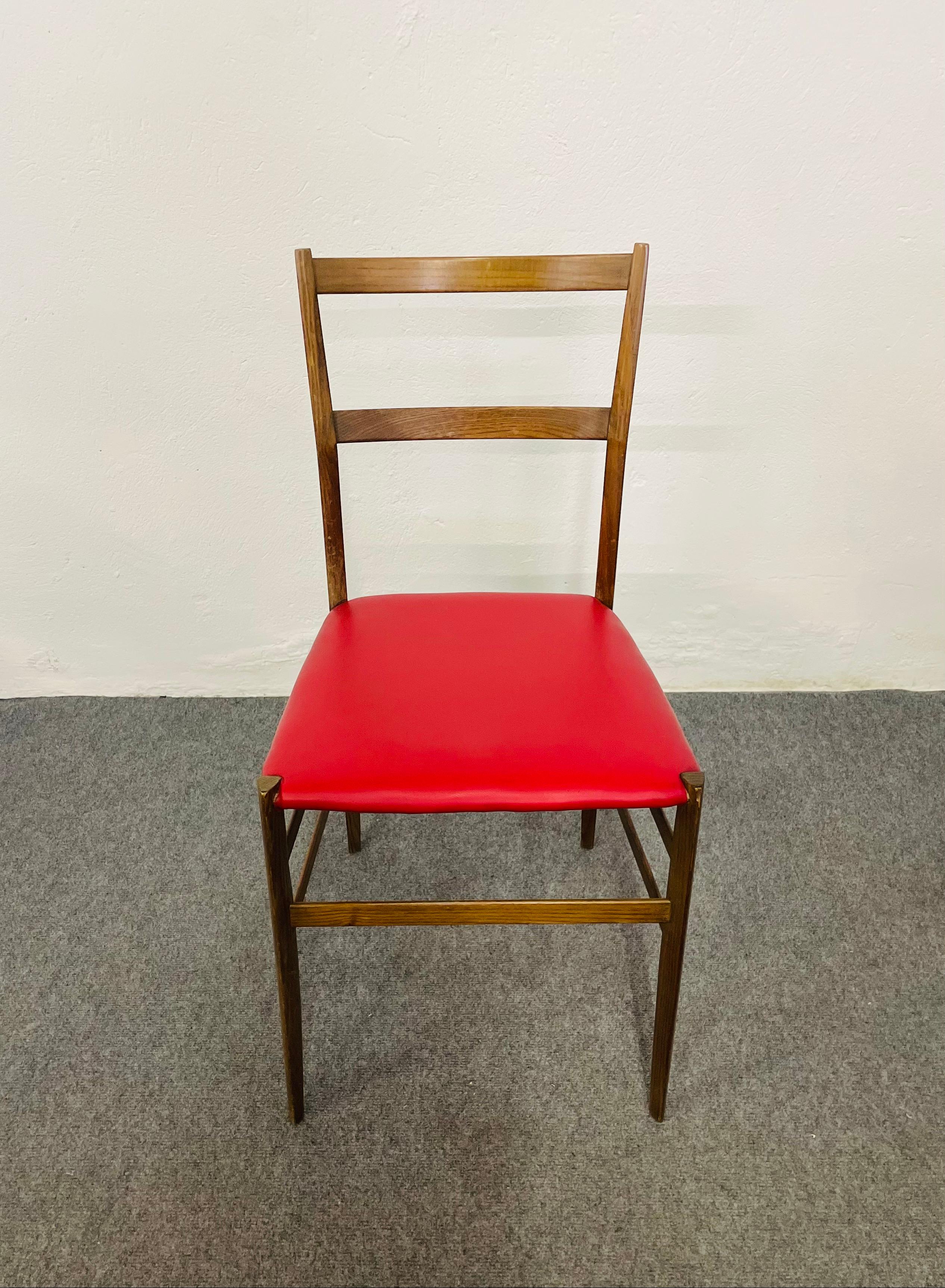 Superleggere-Stühle, von Gio Ponti für Cassina, 4 Exemplare im Angebot 2
