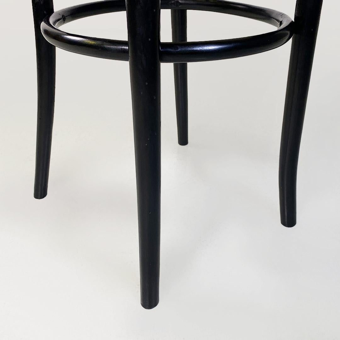 Thonet No. 18 beech and Vienna straw chairs by Thonet for Herbatschek, 1960s For Sale 6