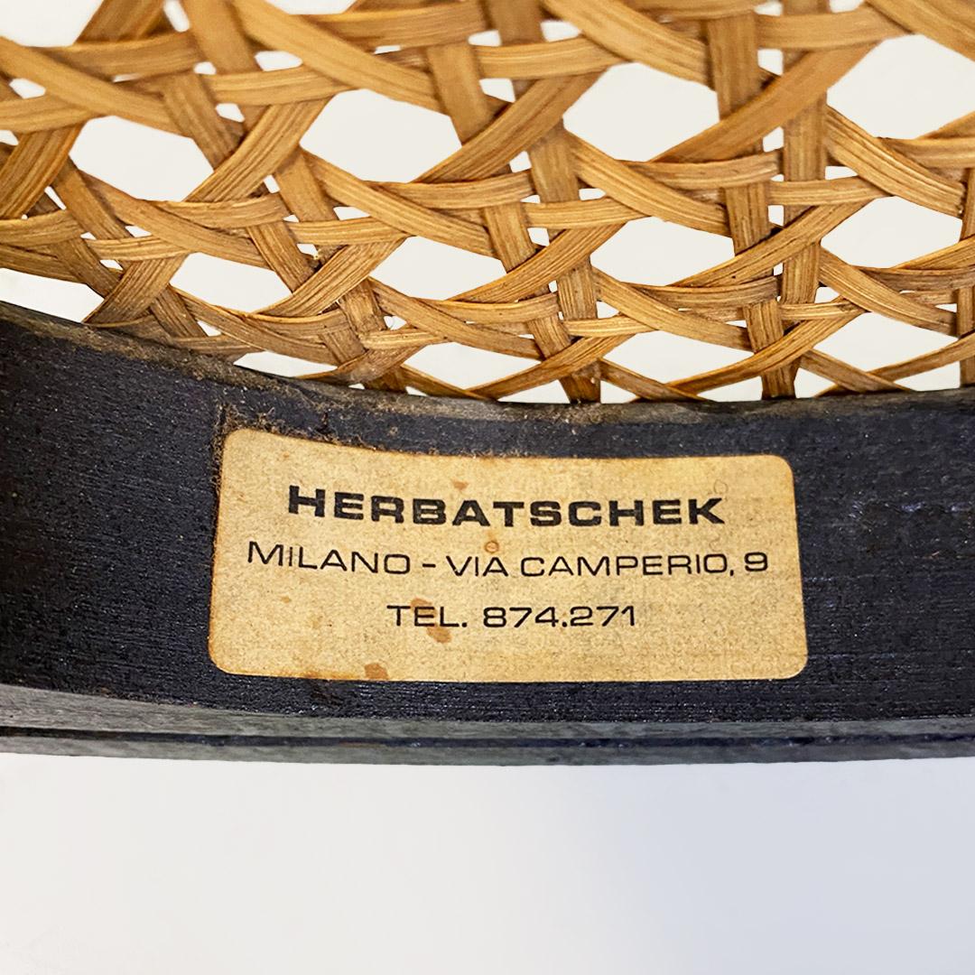Chaises Thonet No. 18 en hêtre et paille de Vienne par Thonet pour Herbatschek, 1960s en vente 11