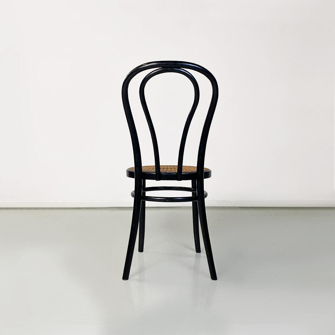 Mid-20th Century Thonet No. 18 beech and Vienna straw chairs by Thonet for Herbatschek, 1960s For Sale