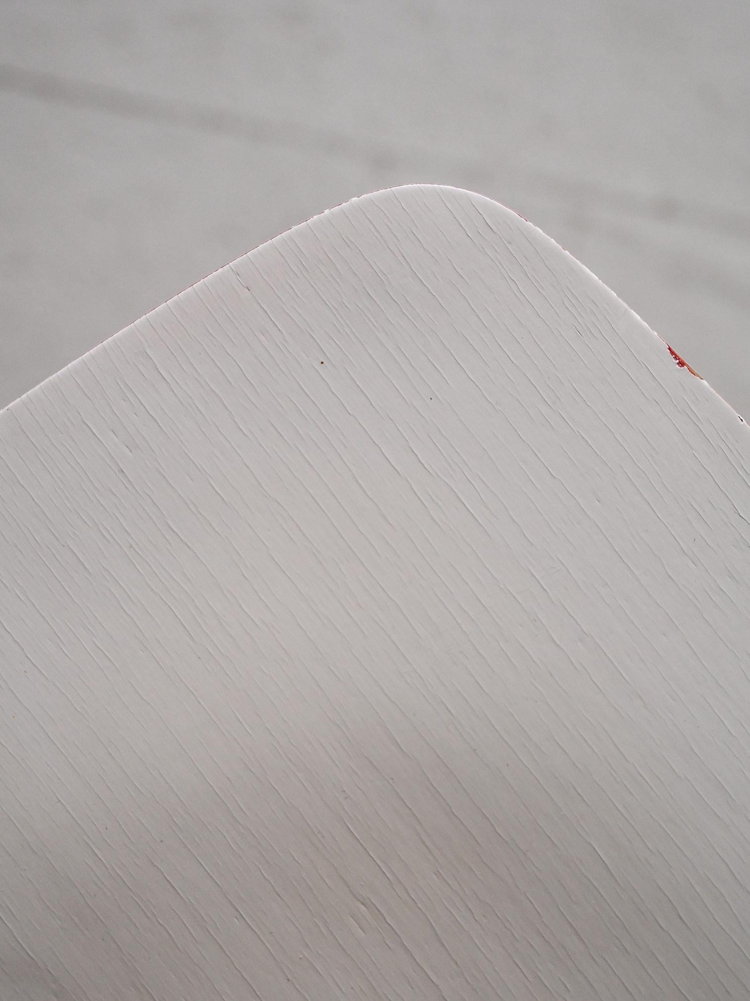 Chaises blanches scandinaves vintage Bon état - En vente à Brescia, IT