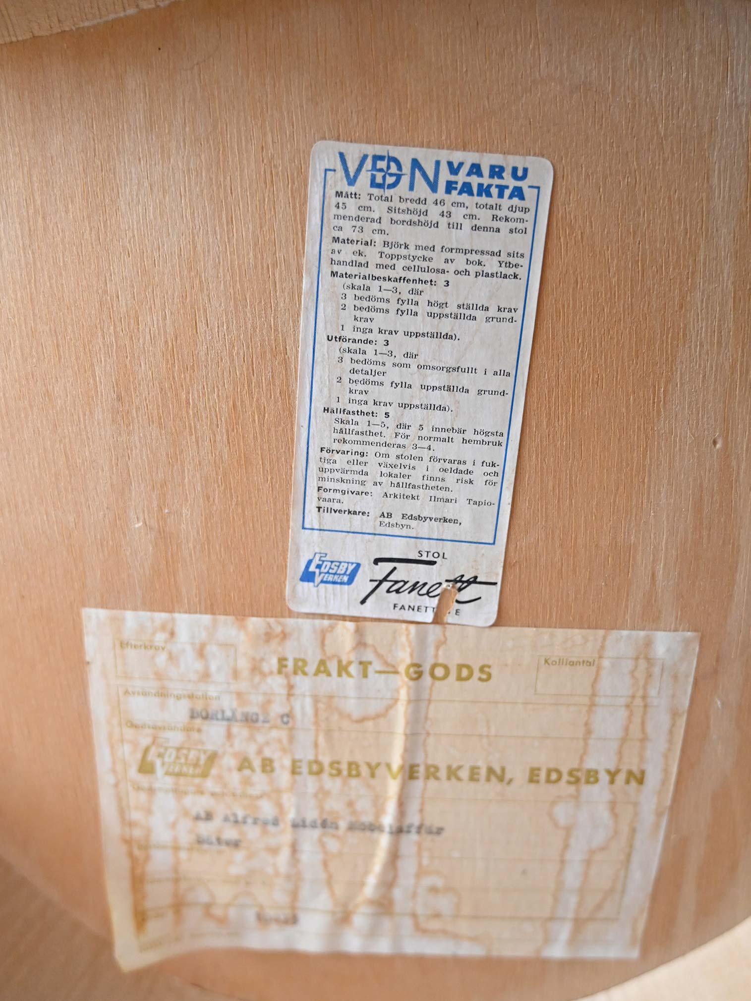 Skandinavische Vintage-Stühle im Angebot 3