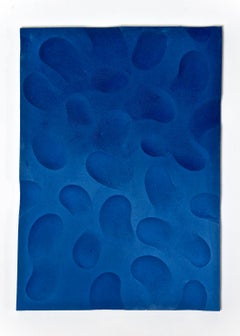 Sediments in Blue Sculptural Object By Caspi Ceramics NL