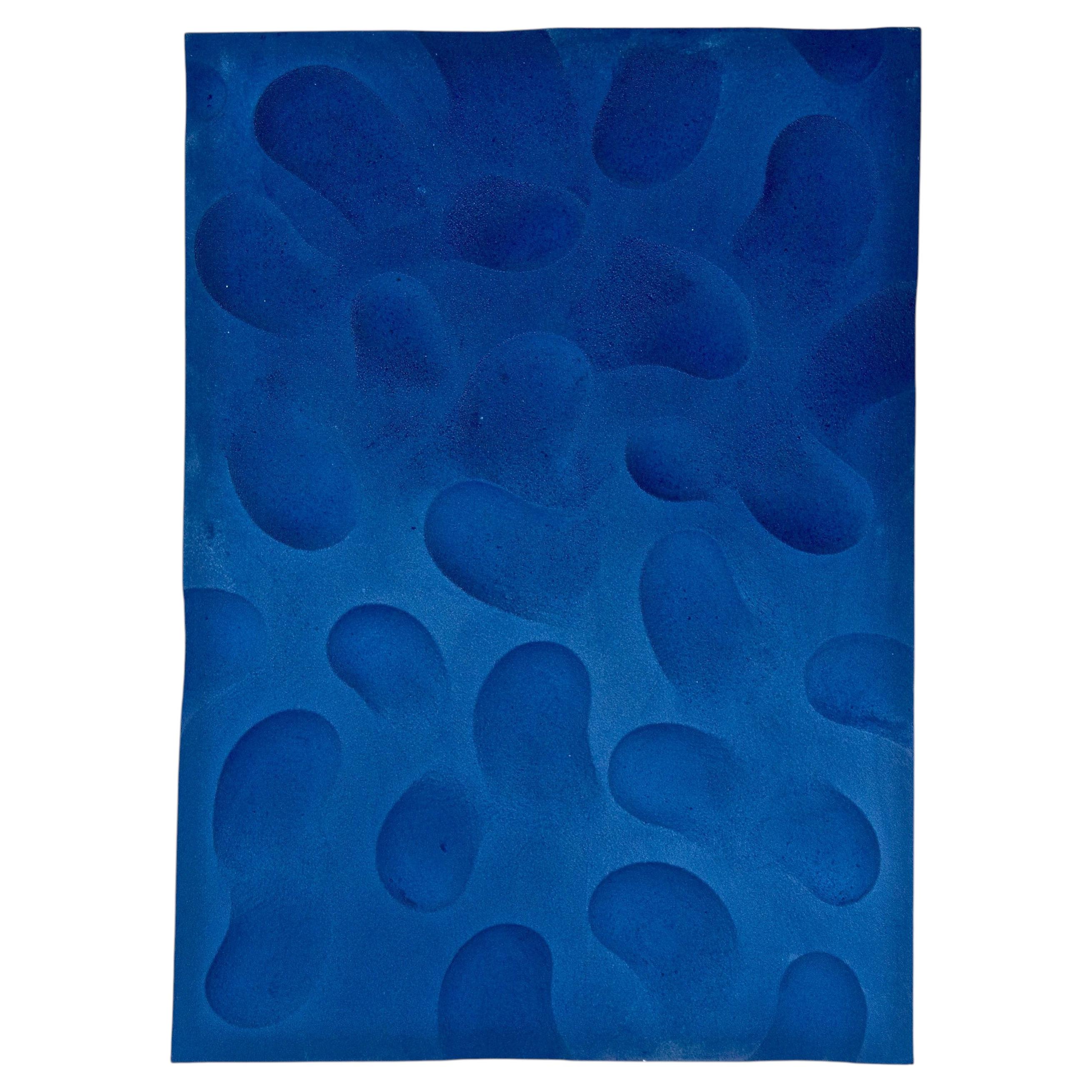Sediments in Blue Sculptural Object By Caspi Ceramics NL