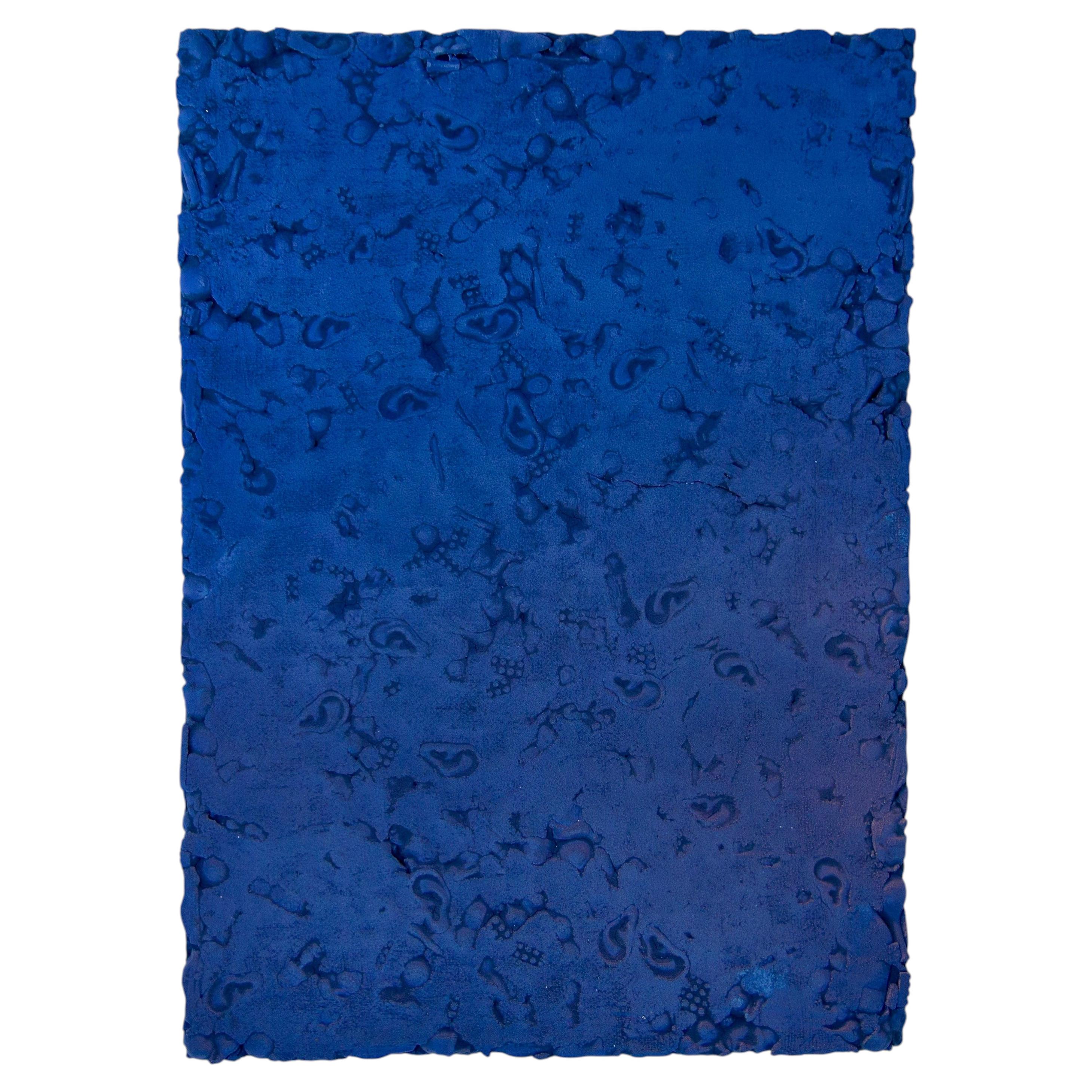 Sediments in Blue Sculptural Object By Caspi Ceramics NL
