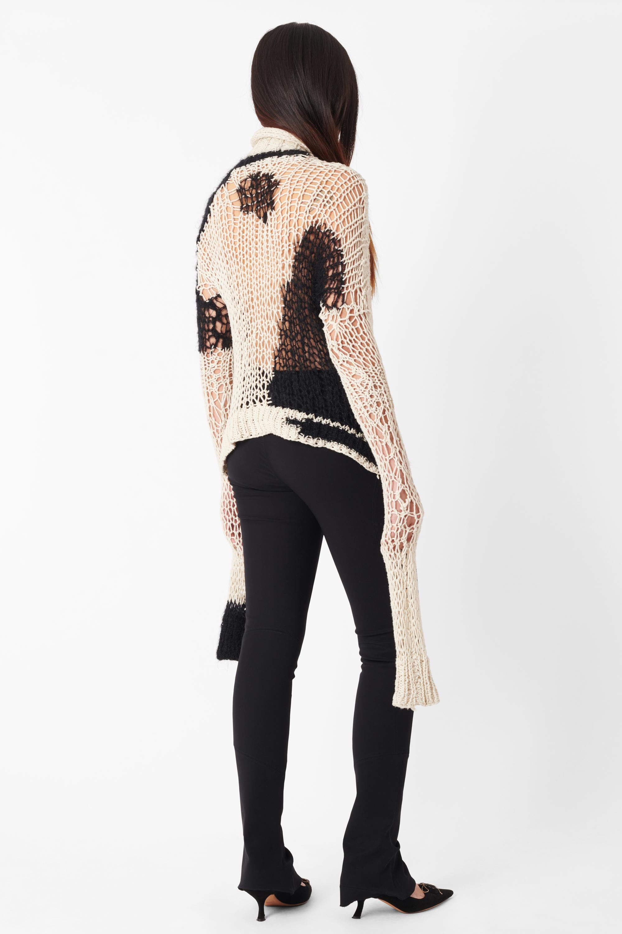 Black Seditionaries Vintage Late 1970’s ‘Hangman’ Knit Sweater For Sale