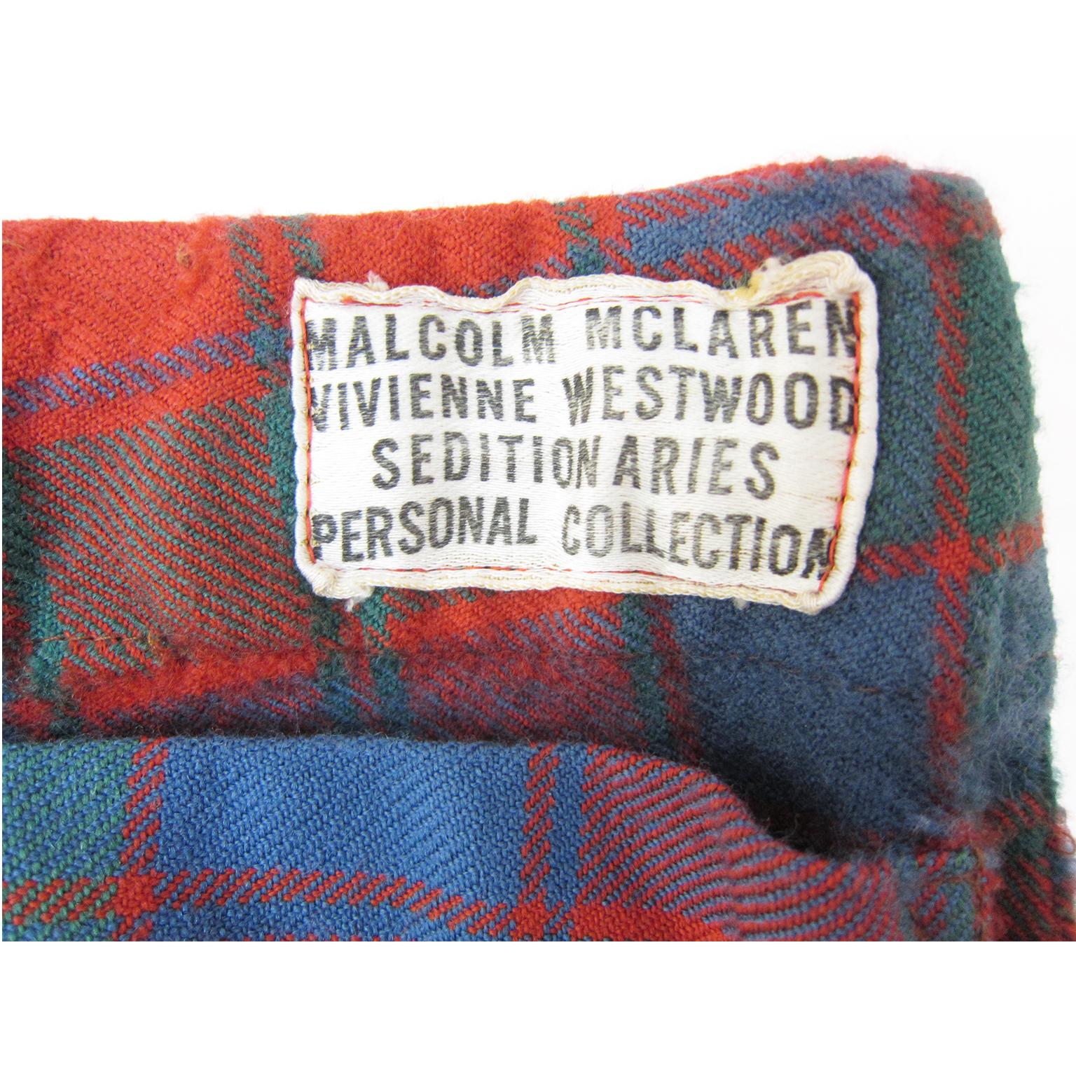 Brown Seditionaries Vivienne Westwood Malcolm McLaren Bondage Pants Trouser 1977