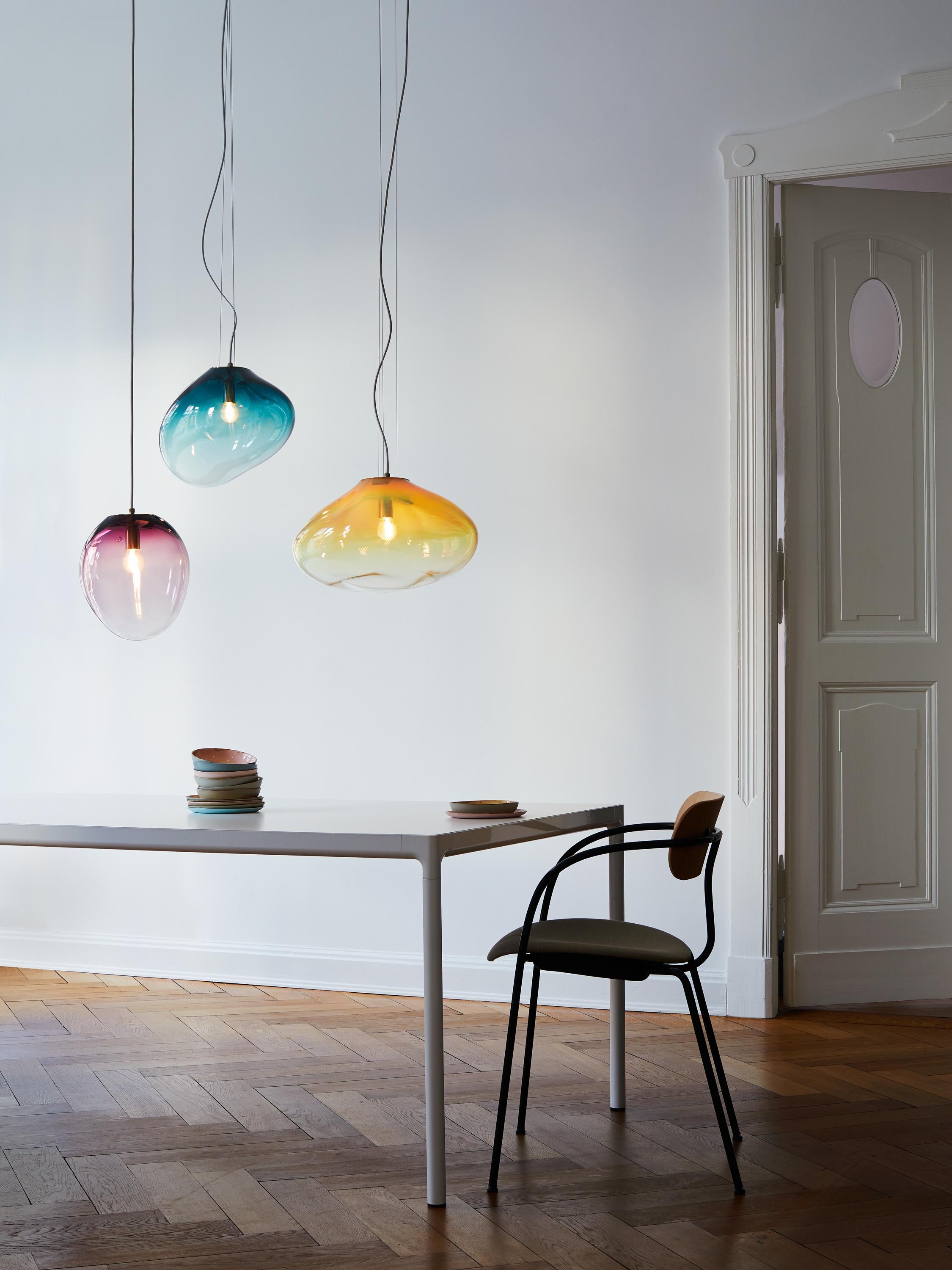 Modern Sedna Ceiling Lamp, Hand-Blown Murano Glass, 2021, Size 