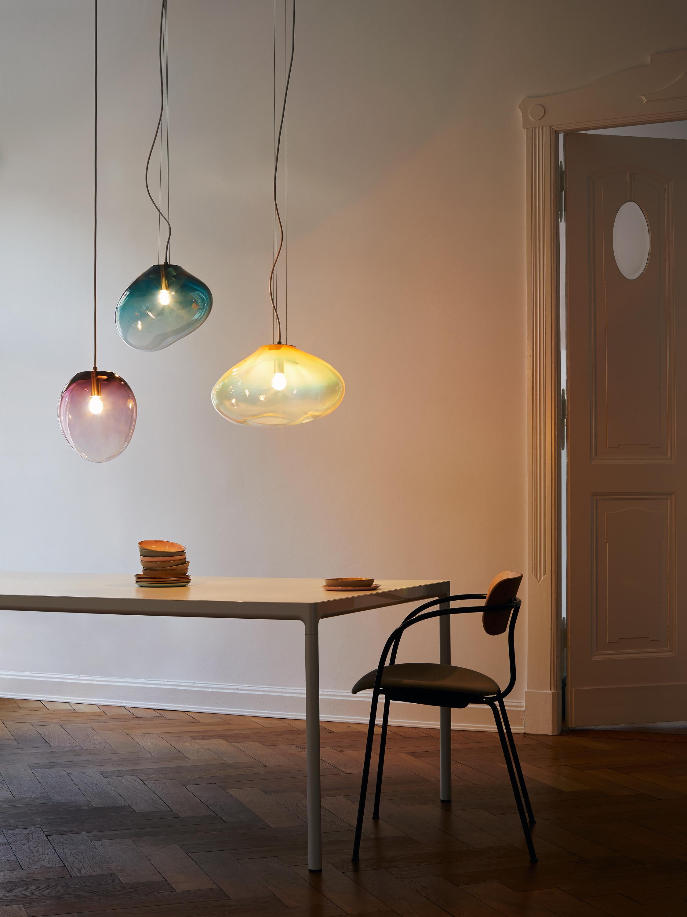 Italian Sedna Ceiling Lamp, Hand-Blown Murano Glass, 2021, Size 