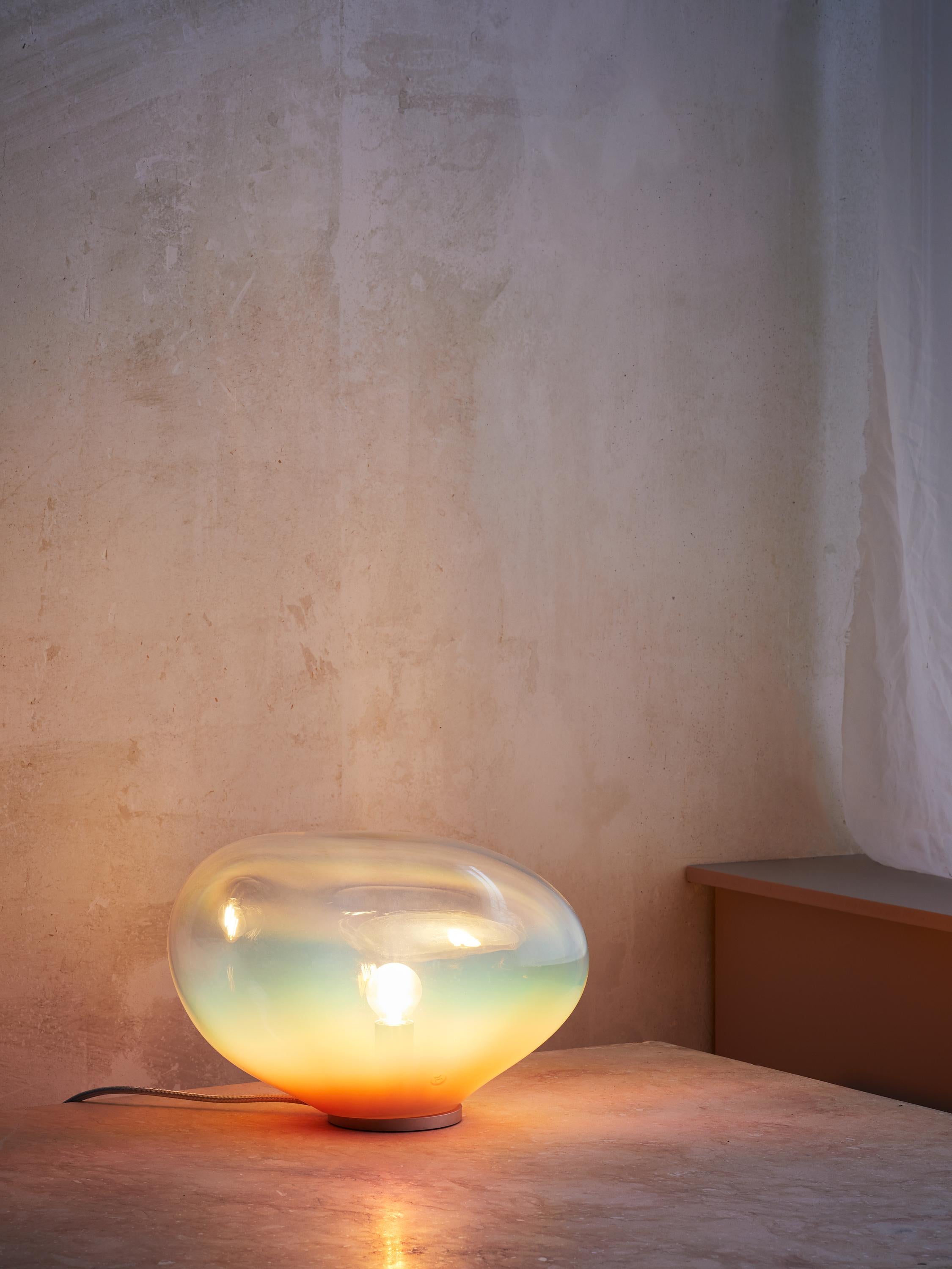 XXI secolo e contemporaneo Lampada da soffitto Sedna, vetro di Murano soffiato a mano, 2021, dimensioni 