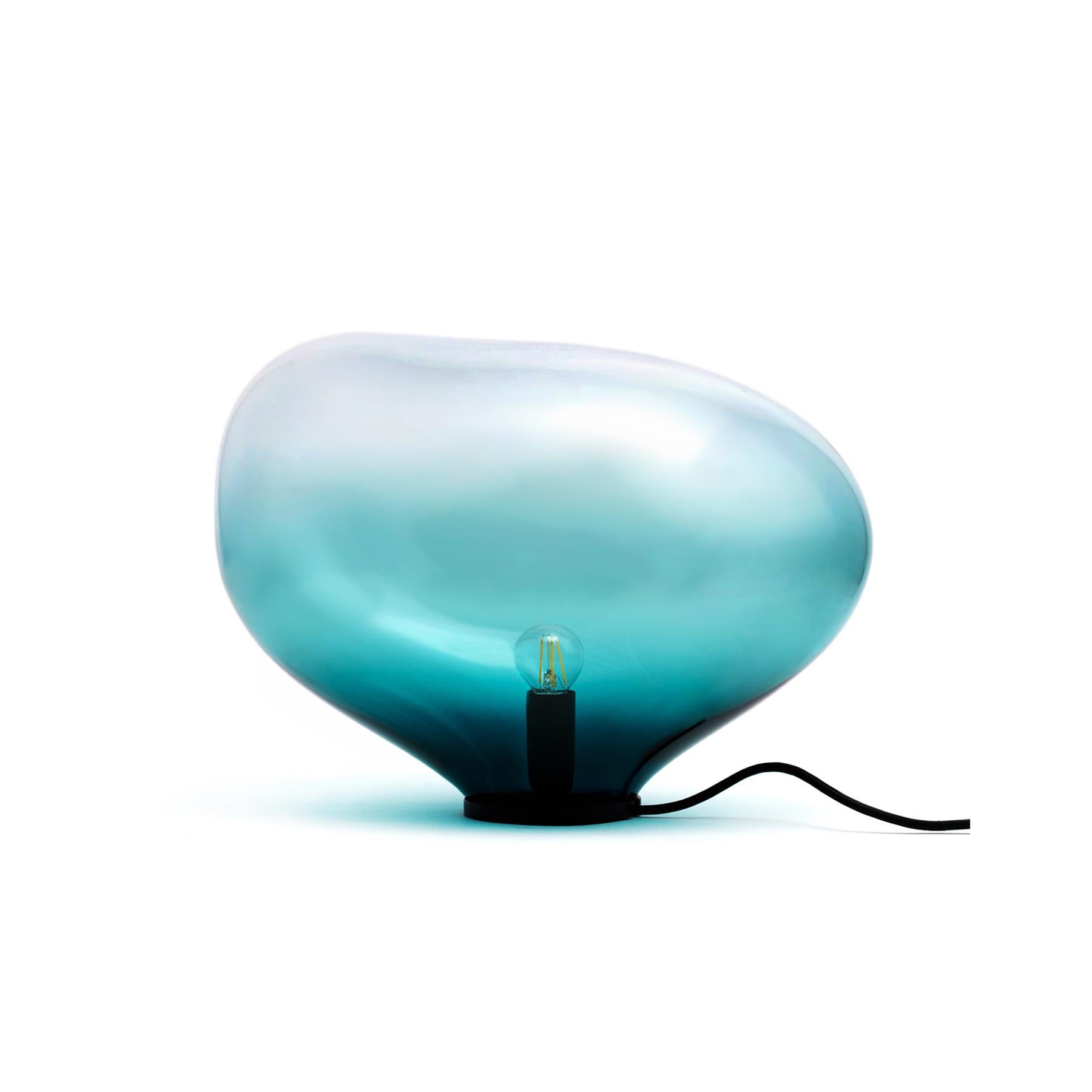 Post-Modern Sedna Petrol M Table Lamp by ELOA For Sale