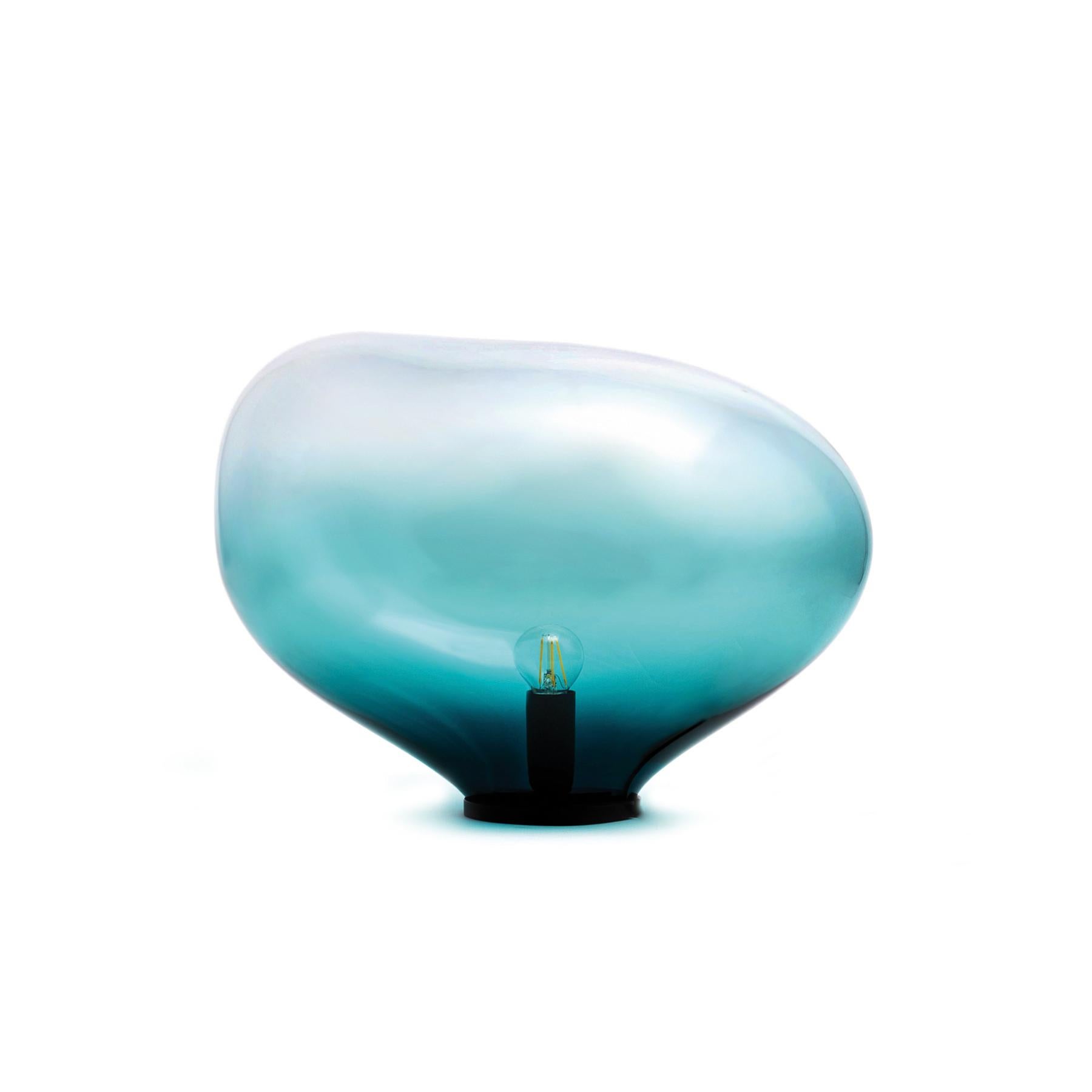 German Sedna Petrol M Table Lamp by ELOA For Sale