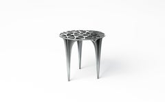 Sedona Small Side Table or Side Stool Polished or Brushed Stainless Steel