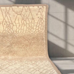 Berber Wool Rug SEDONA VEIL Modern Handwoven Minimalist Large Custom Design