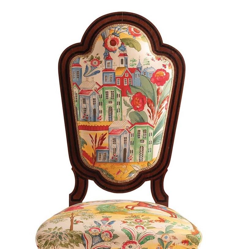 This exquisite vintage chair from the Sedute Esaurite collection (