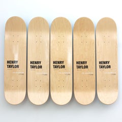 See Alice Jump by Henry Taylor Limited Edition Skateboard Deck Pentaptych