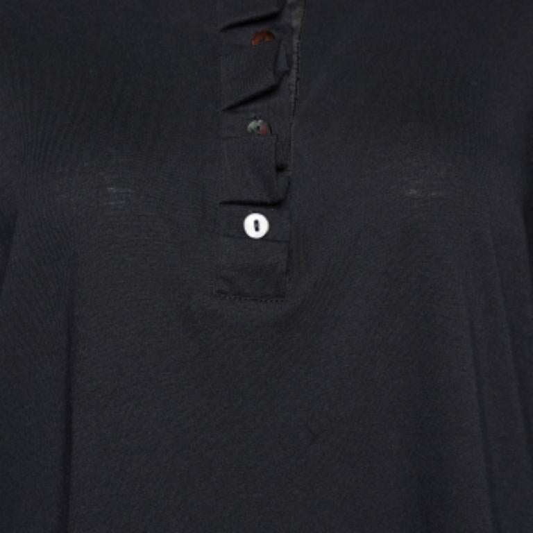 De las mujeres See By Chloe Vestido de punto de algodón y seda negro L en venta