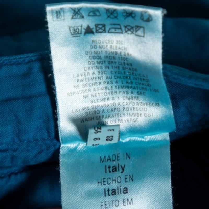See By Chloe Pantalones de algodón azul brillante S en venta 3