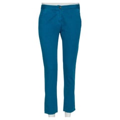 See by Chloe Bright Blue Cotton Pants S