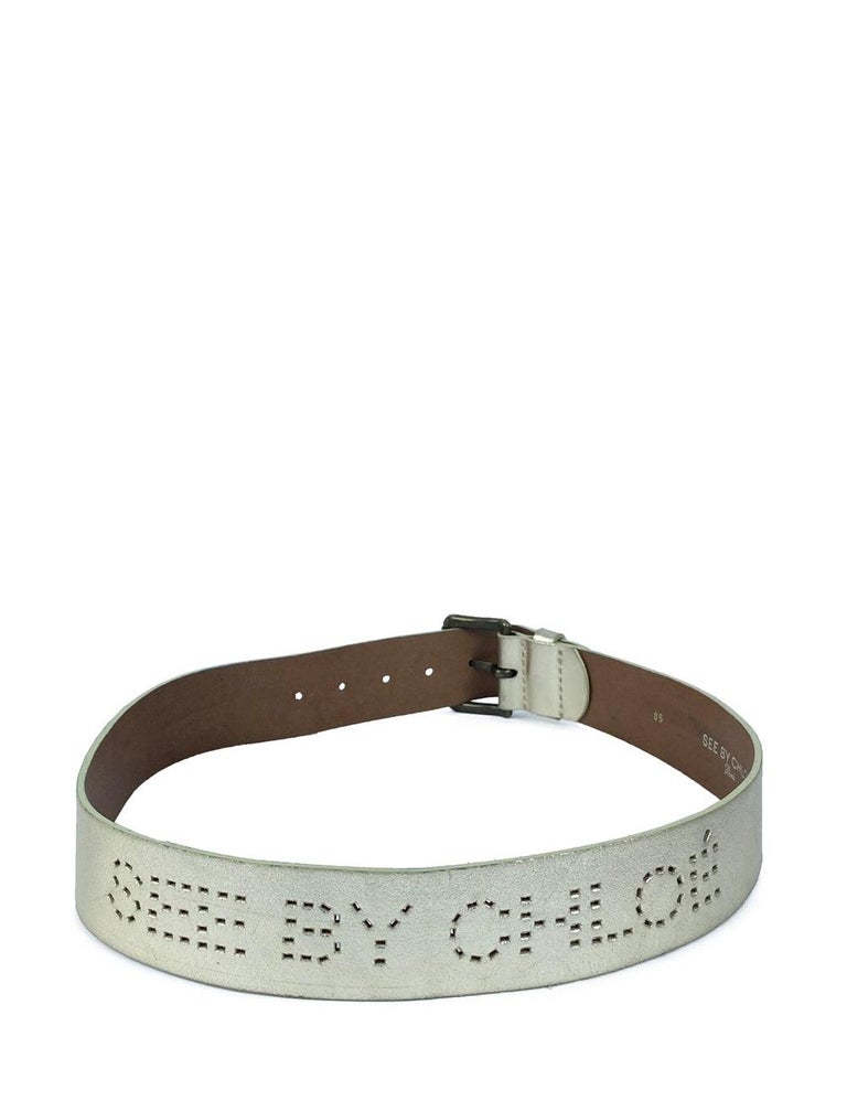 CHLOÉ - Woman - Gold - Belt main image 1