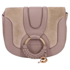 See by Chloé Hana Crossbody-Tasche aus Wildleder und Leder