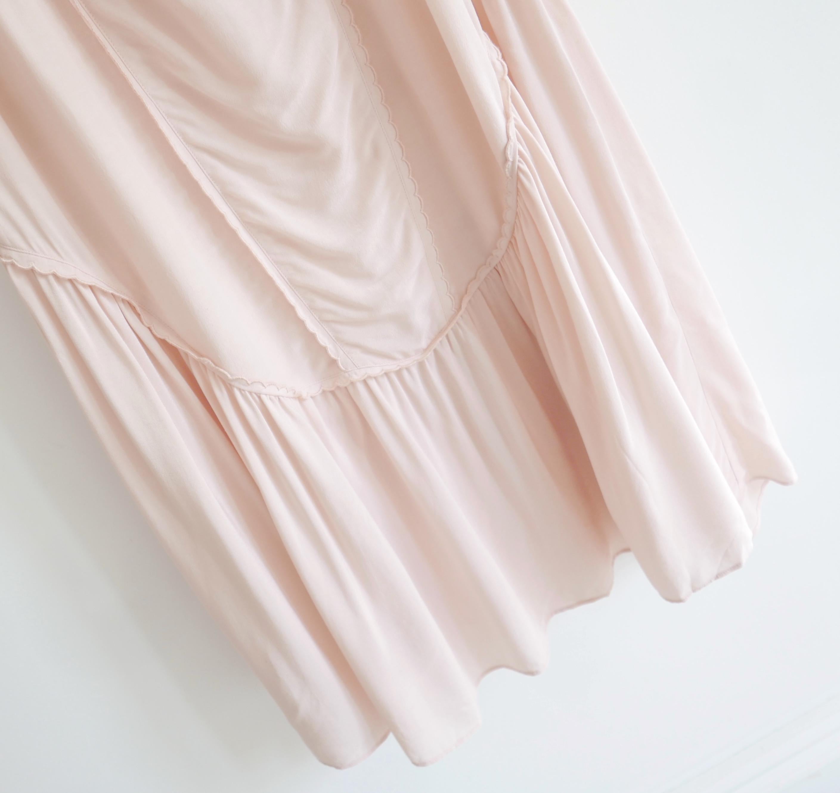Beige See By Chloe - Vestito rosa di ispirazione vintage in vendita