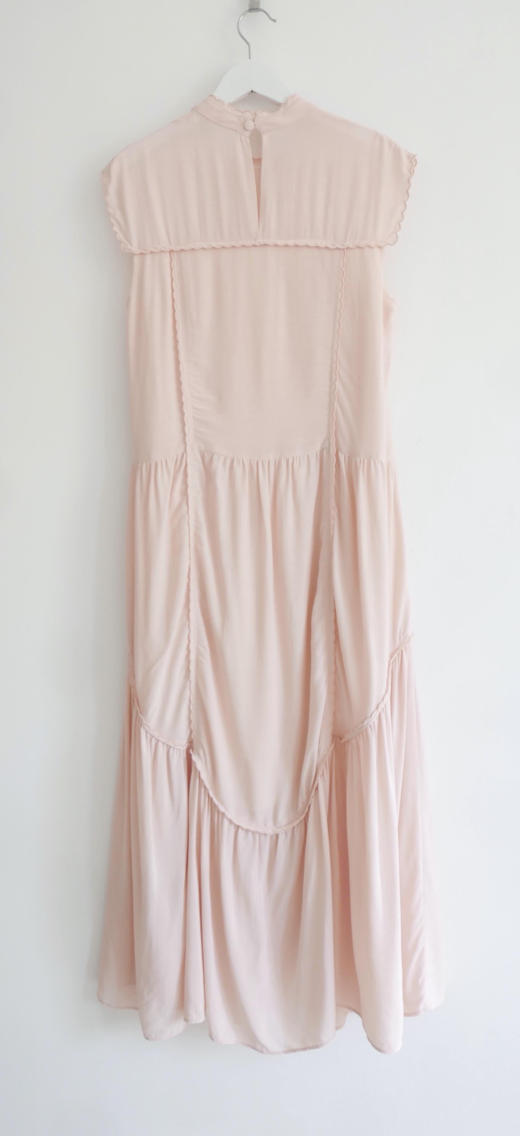 See By Chloe - Vestito rosa di ispirazione vintage In condizioni Nuovo in vendita a London, GB