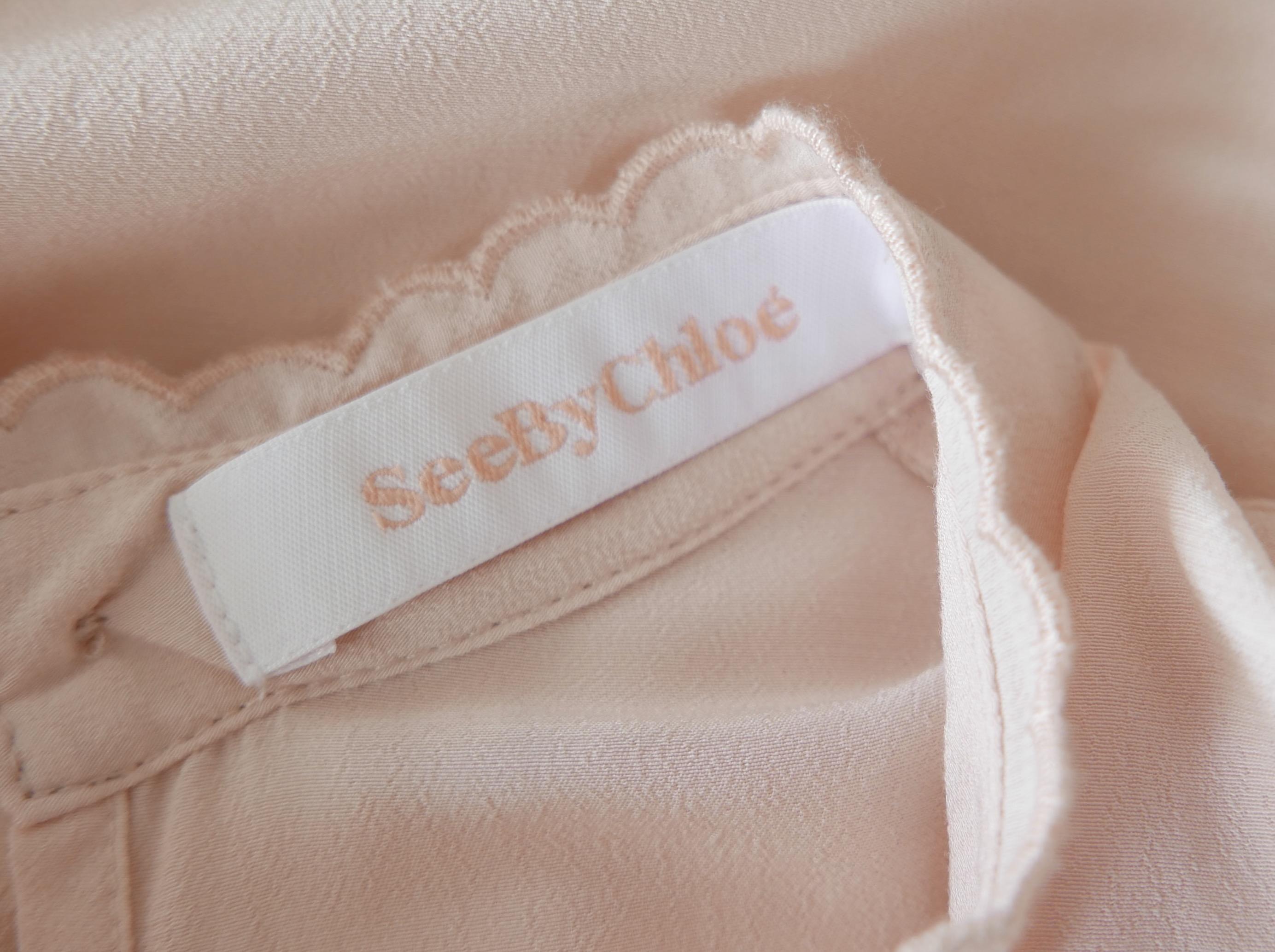 Donna See By Chloe - Vestito rosa di ispirazione vintage in vendita