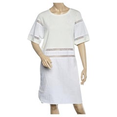 See by Chloe Vestito midi a pannelli in maglia e cotone bianco L.A.