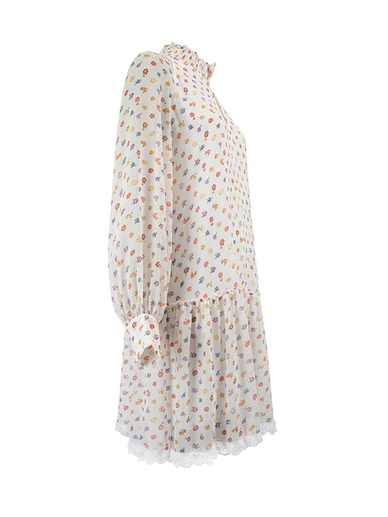 See By Chloé Women's Floral Long Sleeve Mini Dress at 1stDibs