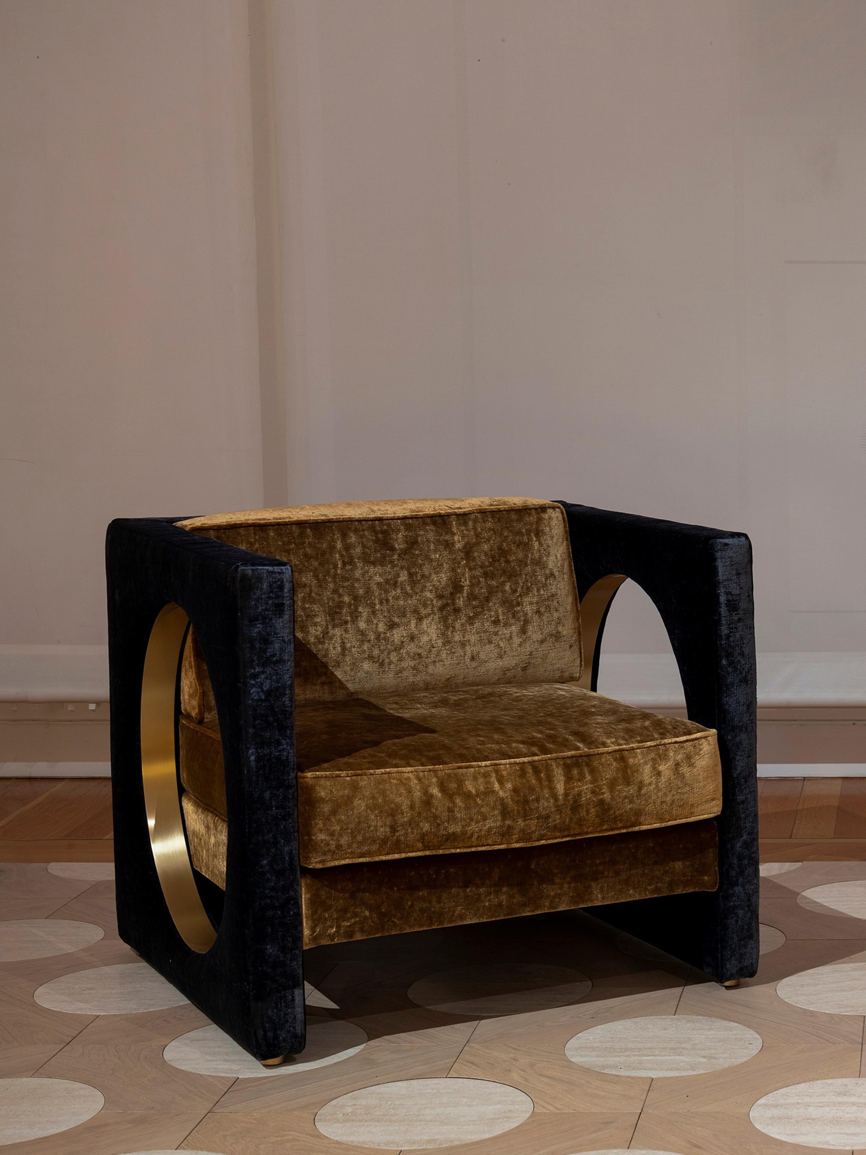 See Through Armchair by Pierre Gonalons Misia Fabric Paradisoterrestre Edition For Sale 2