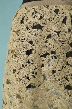 See-through ficelle thread embroidery skirt CHRISTIAN DIOR