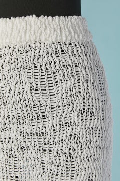Durchsichtiger, gestrickter langer Rock ALEXANDRE VAUTHIER