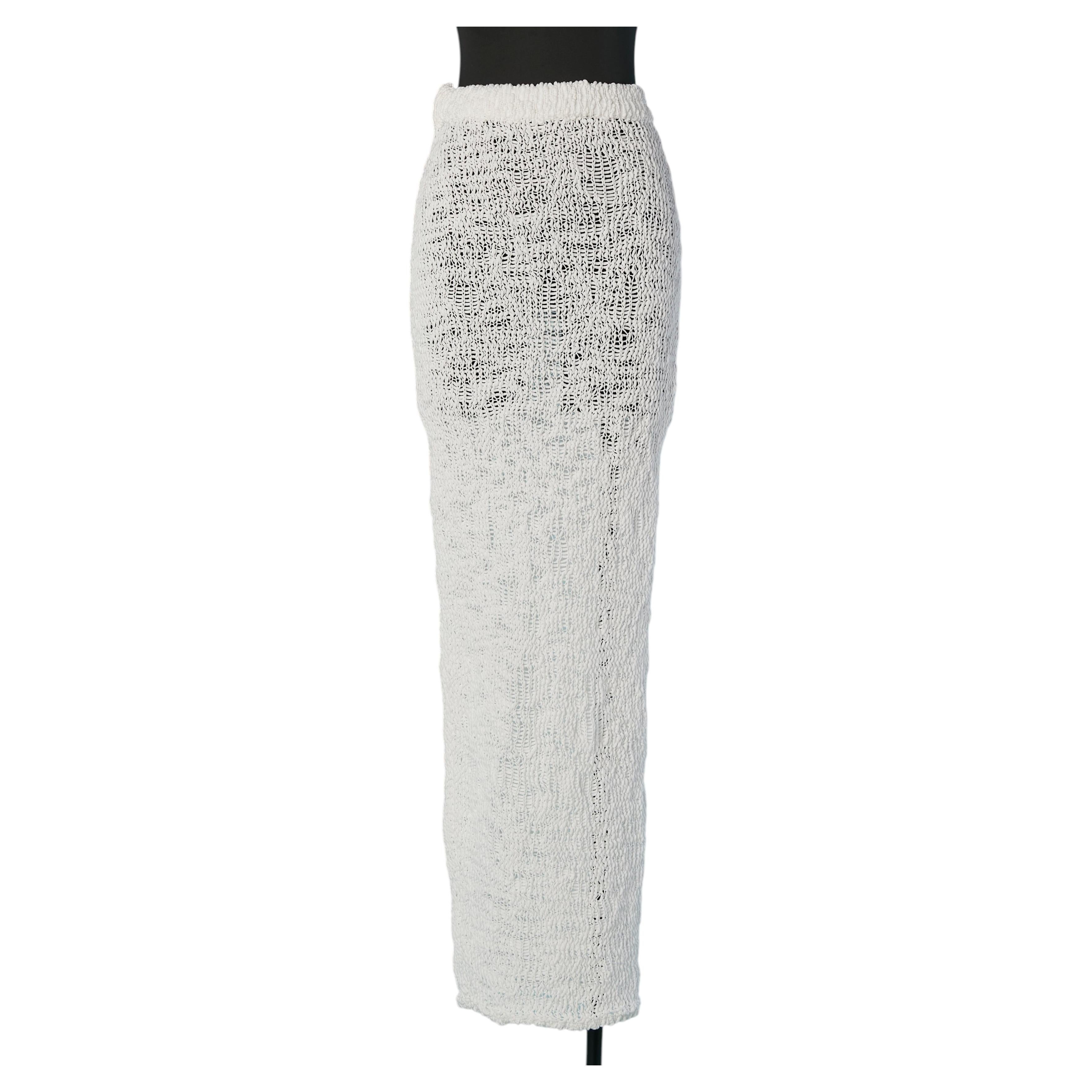 See-through knitted long skirt ALEXANDRE VAUTHIER