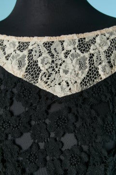 See-through lace and knit dress SONIA RYKIEL