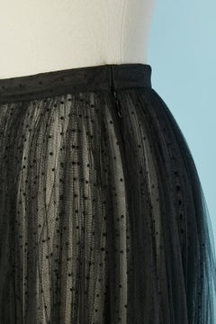 See-through pleated plumetis tulle skirt CHRISTIAN DIOR