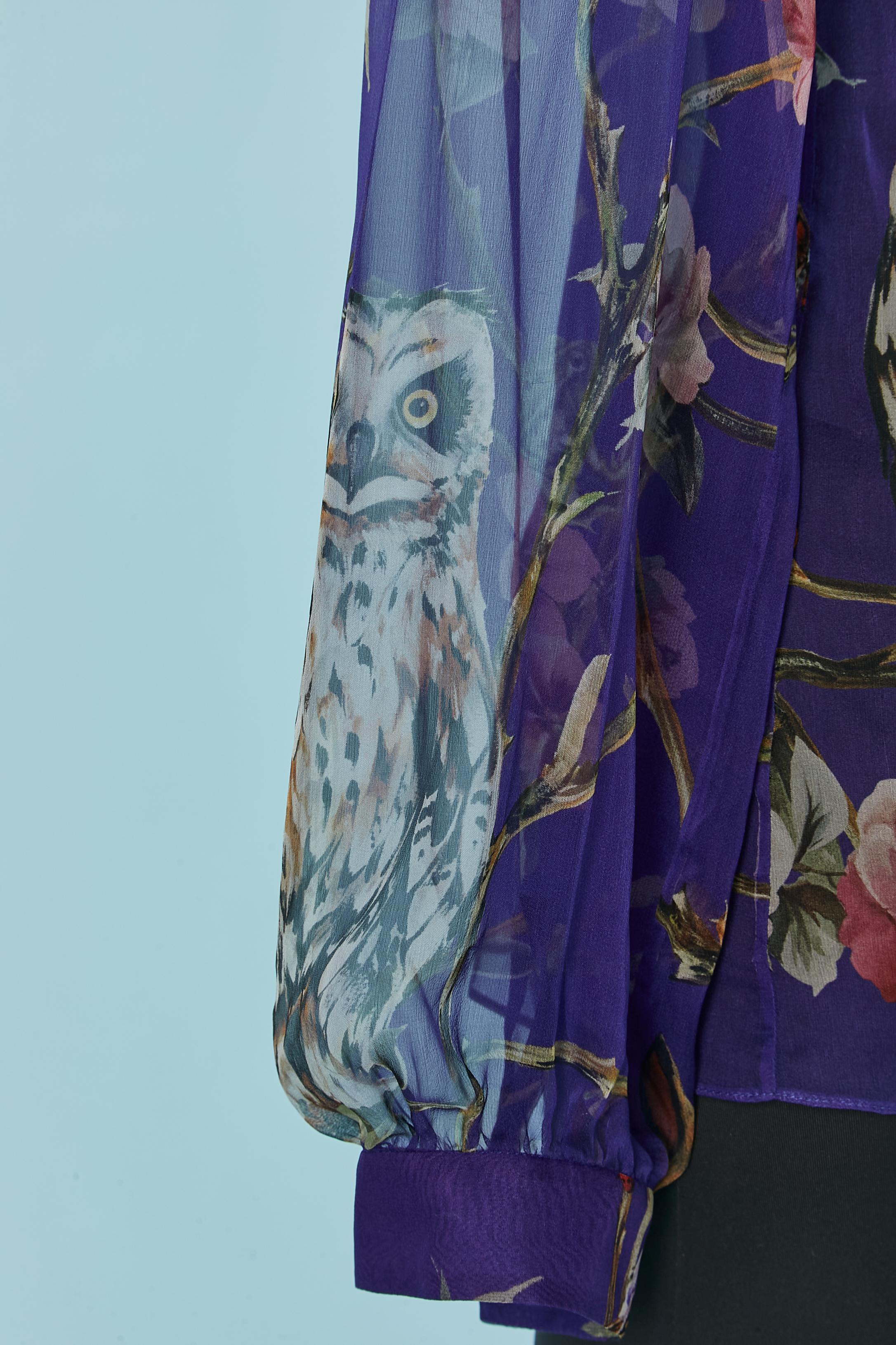 Donna Camicia in seta stampata See One con papillon DOLCE & GABBANA in vendita