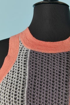 See-through sleeveless knit dress NINA RICCI New