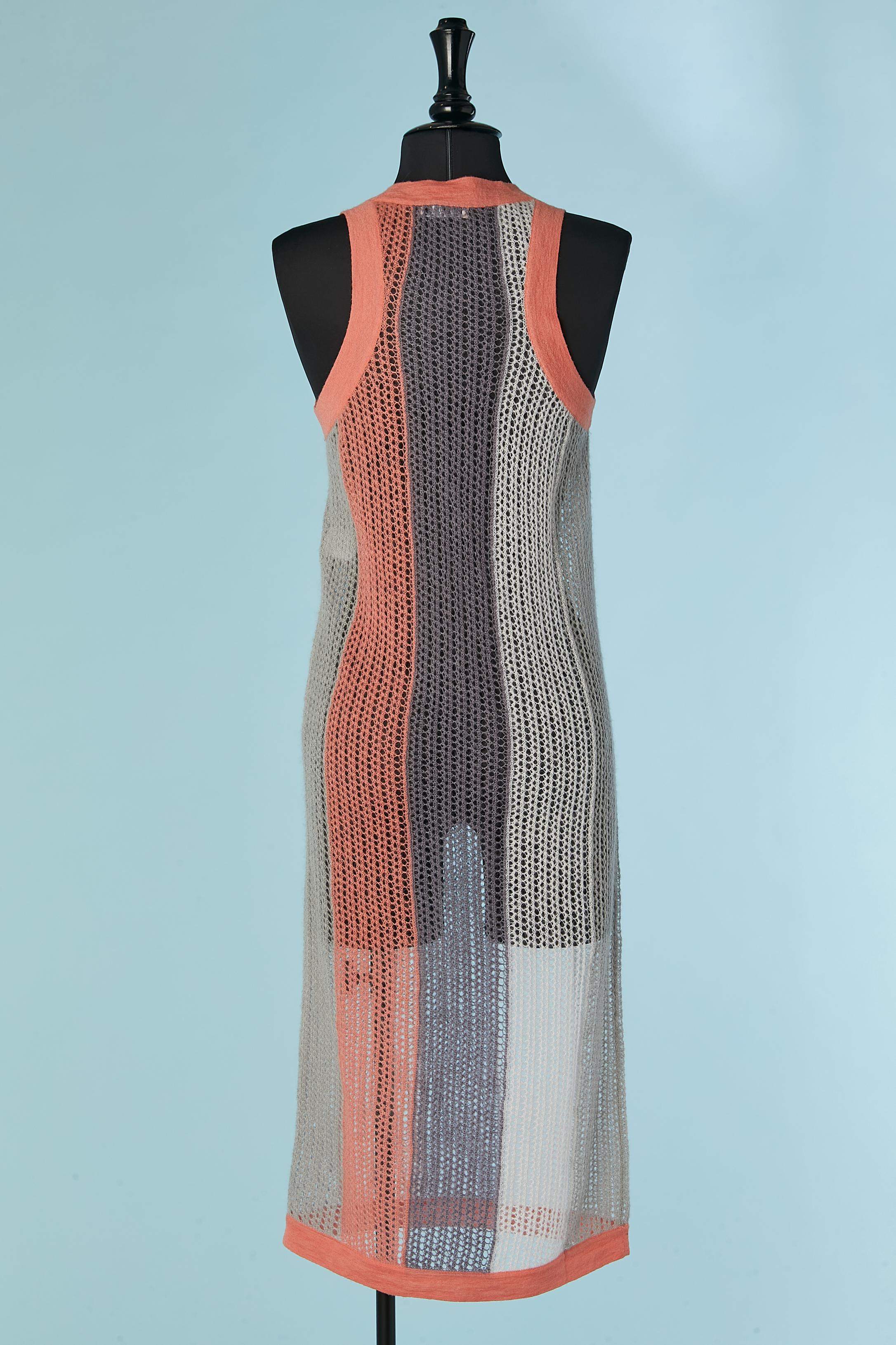 Women's See-through sleeveless knit dress NINA RICCI New For Sale