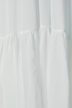 Jupe évasée en coton blanc transparent CHRISTIAN DIOR by Maria Grazia CHIURI