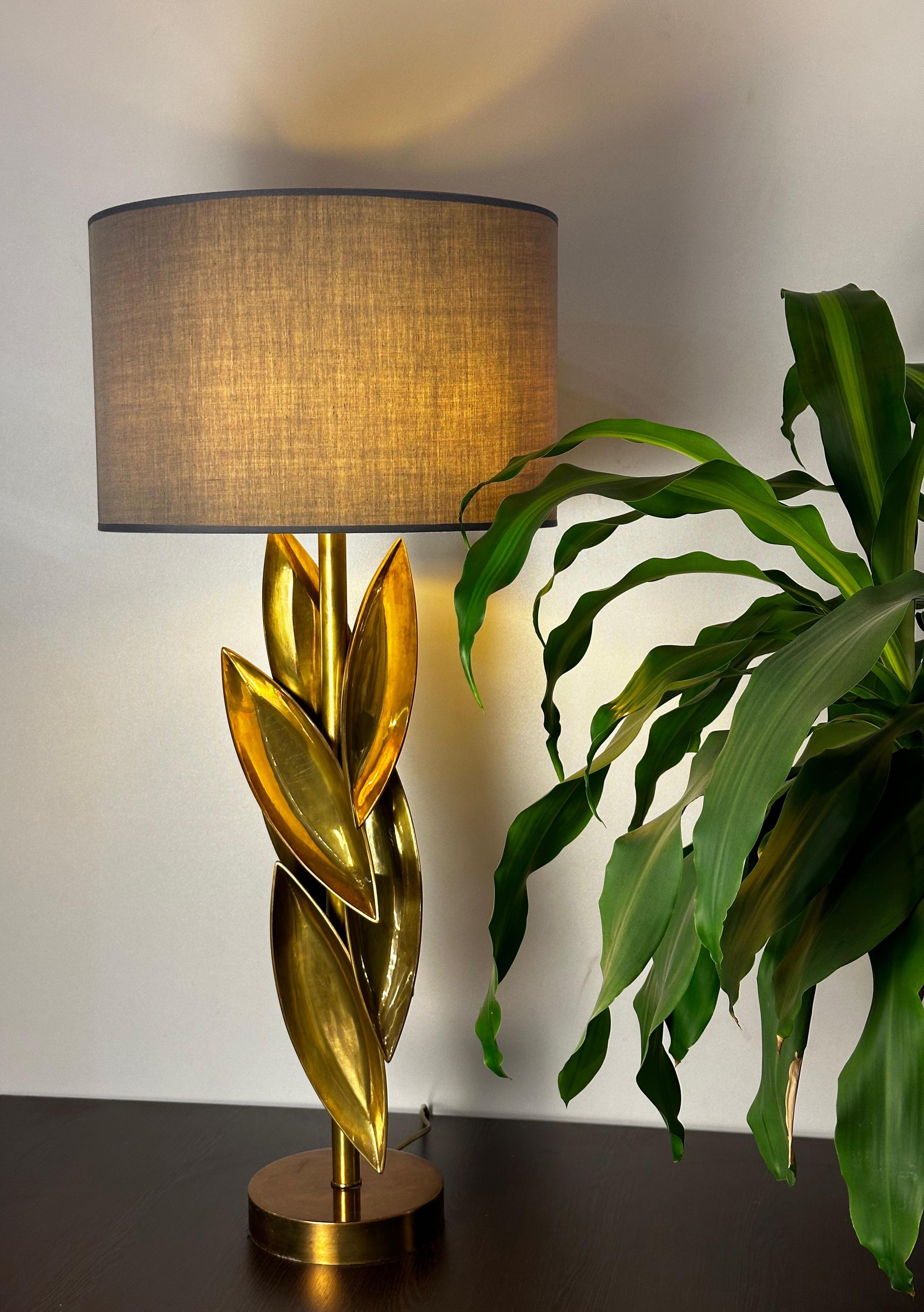 Seed Table Lamp  - Brass Table Lamp For Sale 4