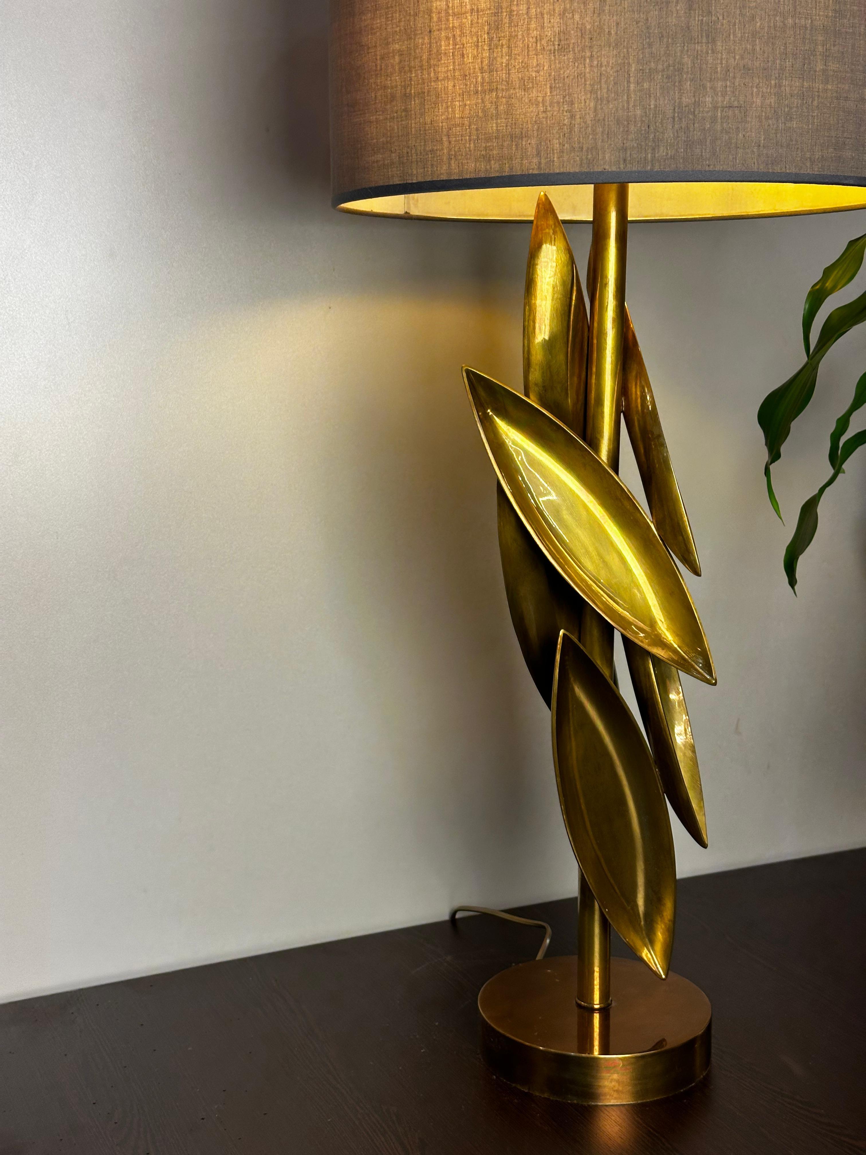Seed Table Lamp  - Brass Table Lamp For Sale 5