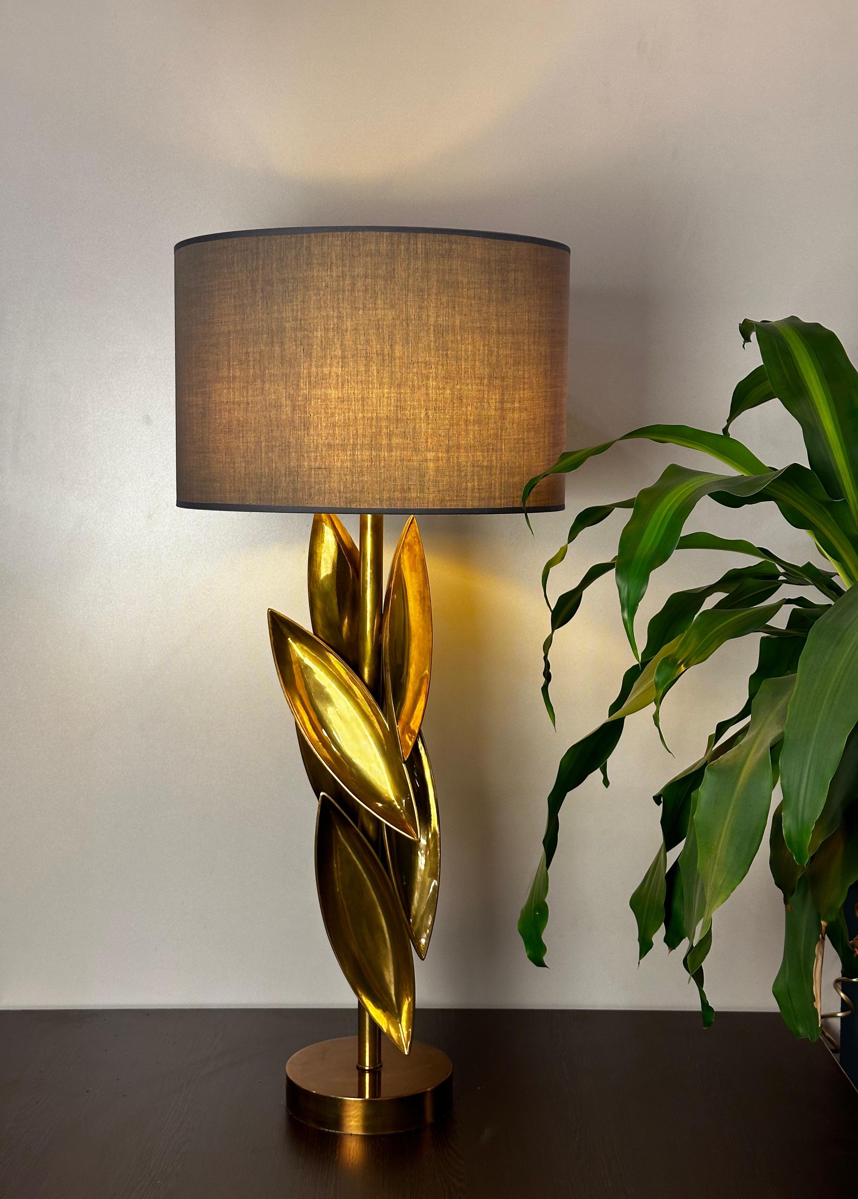 Seed Table Lamp  - Brass Table Lamp For Sale 2