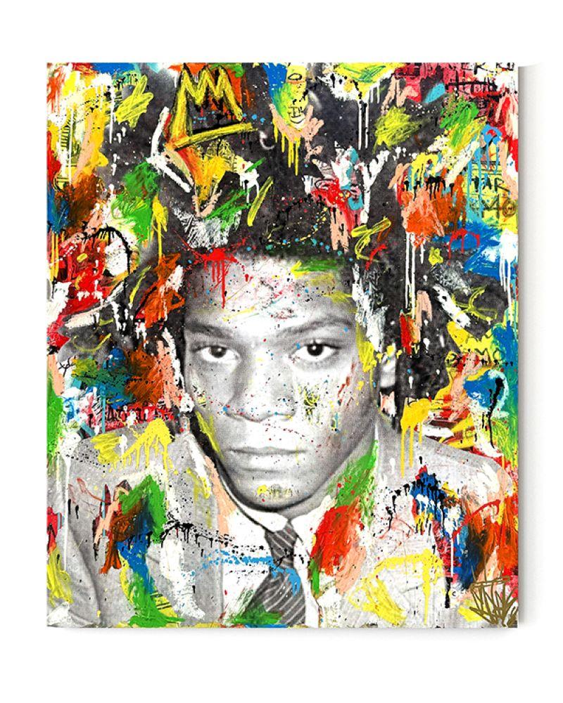 Basquiat - Mixed Media Art by Seek One