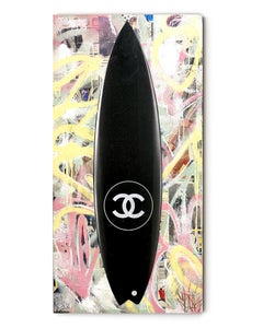 Antique Chanel Surfboard