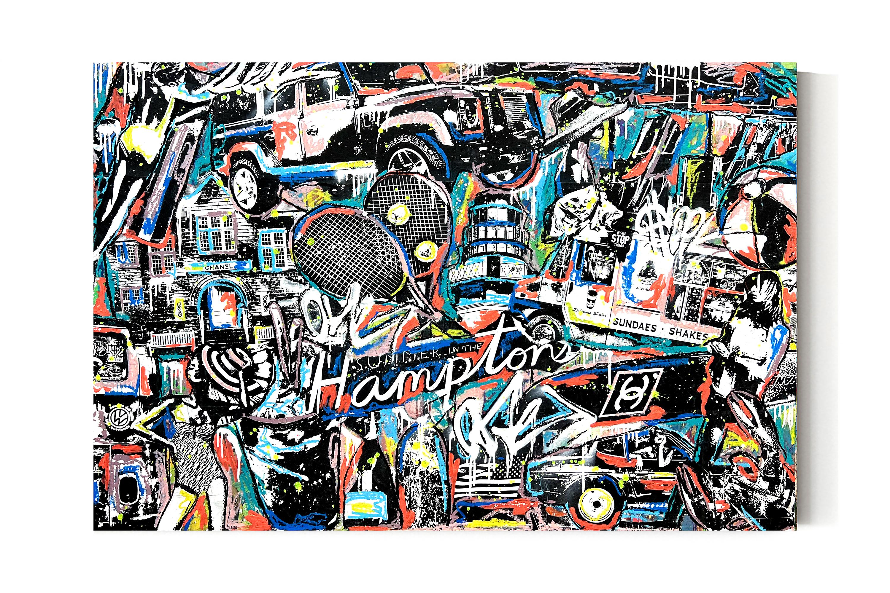 Summer in the Hamptons - Mixed Media Art by Seek One